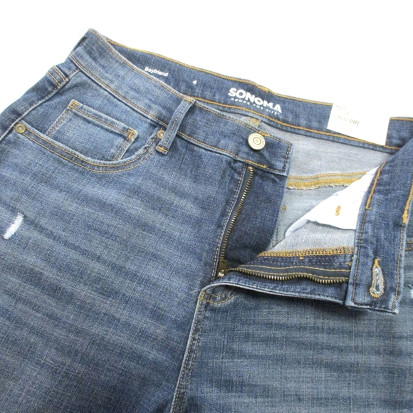 SONOMA BOYFRIEND JEANS – SIZE 4 – NWT - Picture 1 of 8